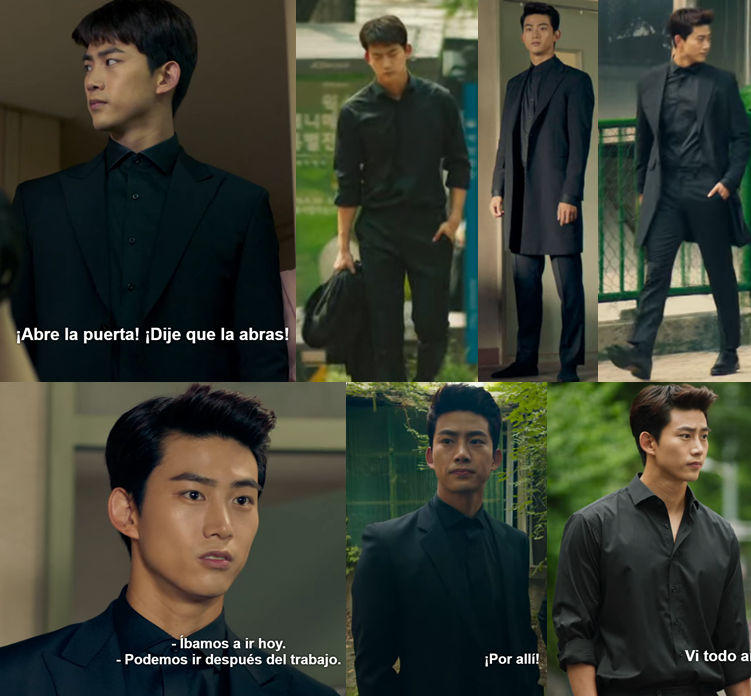 Let's fight ghost - Bong Pal Taecyeon en traje negro