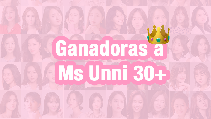 Ganadoras a Ms Unni 30+ 👑