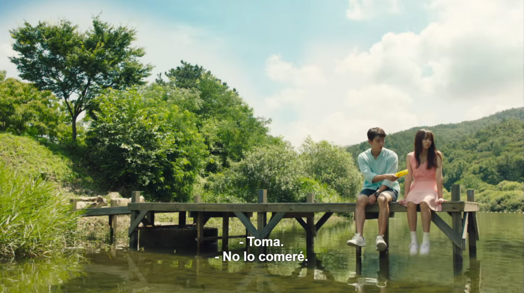 Let's fight ghost - Bong Pal y Hyun Ji en el lago