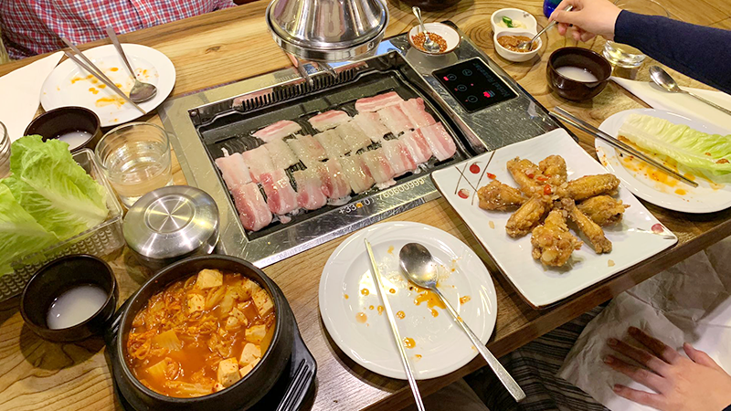 Restaurante coreano Manbok en Barcelona
